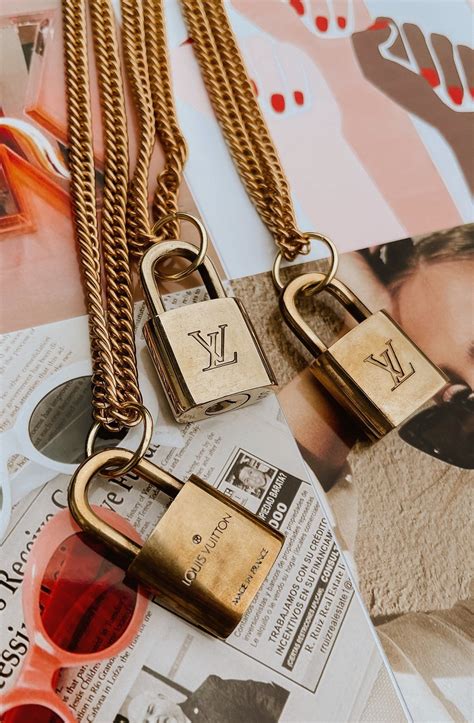 vintage louis vuitton padlock|Louis Vuitton padlock necklace.